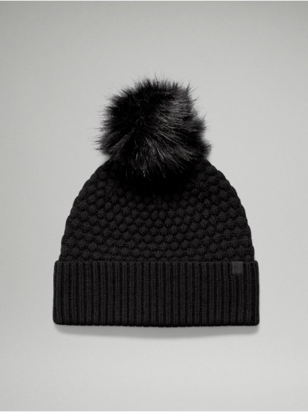 lululemon athletica Bubble Knit Pom Beanie Black